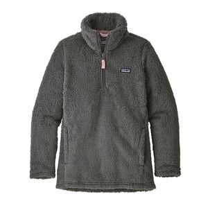 Patagonia Kids' Los Gatos 1/4-Zip Fleece Pullover Gray size XL 14